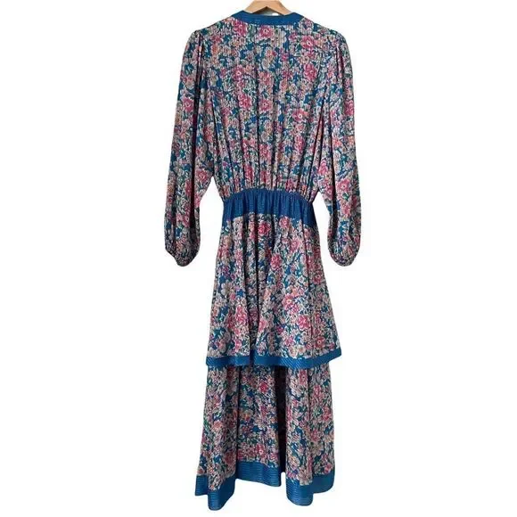 Vintage Designer Diane Freis Floral Maxi Dress - Picture 5 of 11